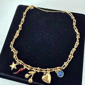 Madewell Gold Charm Necklace